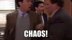 The Office Chaos Scene