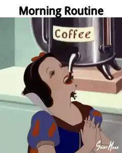 Snow Morning Routine Coffee
