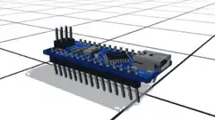 3D model of Arduino Uno board