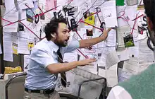 Charlie Day explaining the conspiracy board