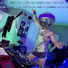 disco head man dancing