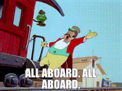 All Aboard Train Conductor