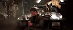 Han Solo and Chewbacca in the Millennium Falcon