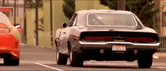 Dodge Charger doing a burnout
