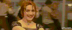Rose and Jack smiling at each other
