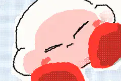 Kissing Kirby
