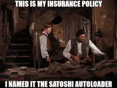 This is my insurance policy I named it the Satoshi Autoloader
