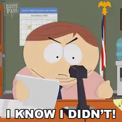I Know I Didn't South Park