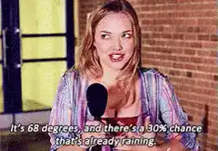 Amanda Seyfried weather report