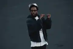 Man dancing on hopscotch
