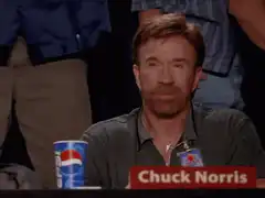 Chuck Norris thumbs up