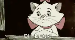 Marie Cat Says Oh Dear