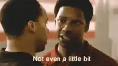 Not even a little bit