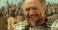 Maximus smiles smugly