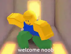 Roblox noob welcoming