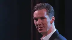 Benedict Cumberbatch smirking