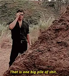 That is one big pile of shit