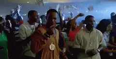 DJ Khaled dancing in a club
