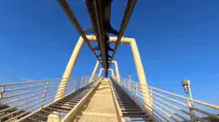 Zooming under a bridge