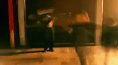 Punk band members walking forward