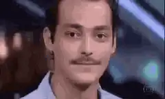 Johnny Depp Smirking