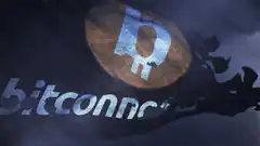Bitcoin flag waving in the wind