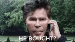 He bought? Dump it. Stock chart