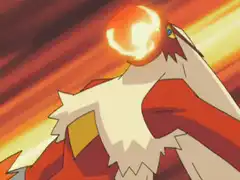 Ho-Oh uses Fire Spin