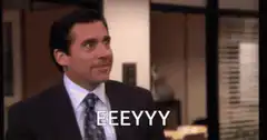 Michael Scott and Dwight reacting to Creed