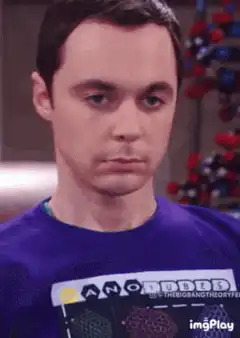 Sheldon Cooper Sarcastic Face