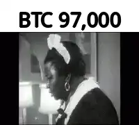 Woman shocked by BTC 97,000