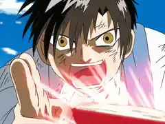 Gon and Killua beam attack