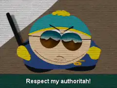 Cartman Respect My Authoritah