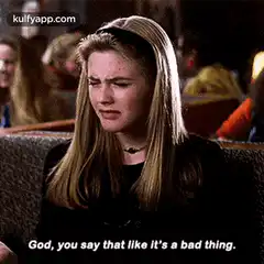 Heather says God you say that like it's a bad thing
