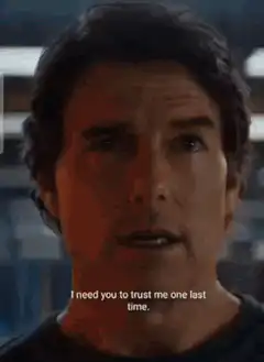 Tom Cruise I need you to trust me