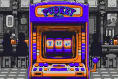 Pixel Art Pubkey Bar Slot Machine