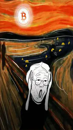 Bitcoin The Scream