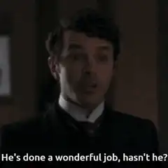 Tom Cullen Downton Abbey sarcastic smile