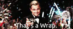 Leonardo DiCaprio That's a Wrap