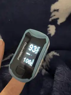 pulse oximeter reading 93
