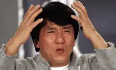 Jackie Chan confused face