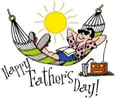 man relaxing in hammock happy fathers day