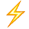 pixel art lightning bolt