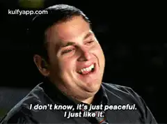 Jonah Hill peaceful reaction
