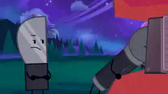 Knife and Microphone characters