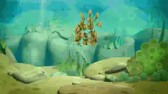 School of fish swimming underwater