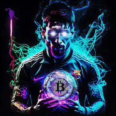 Messi Bitcoin Laser Eyes
