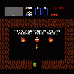 It's dangerous to go alone take this