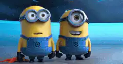 Minions laughing at bottom