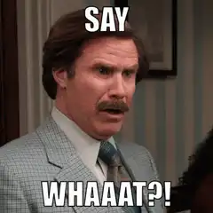 Ron Burgundy Say Whaaat